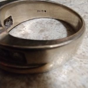 Mens gold diamond ring